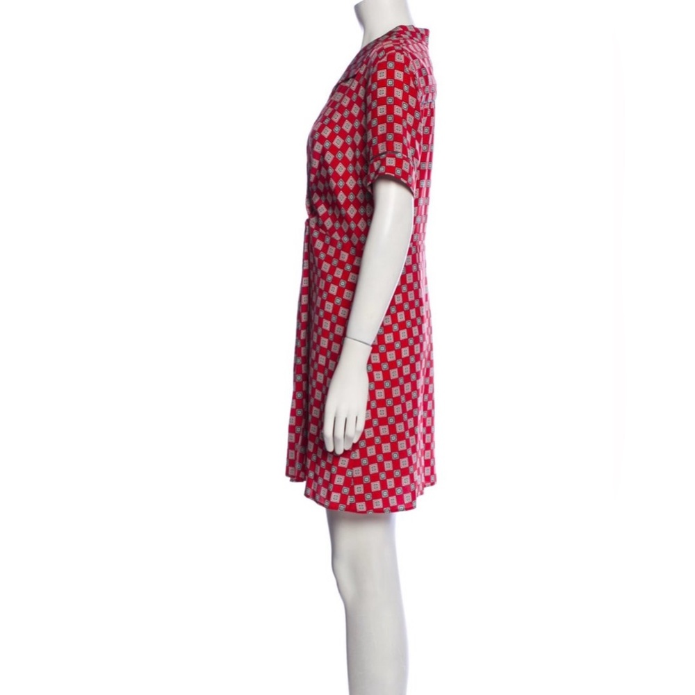 Red Patterned Dress - Picture 2 of 3